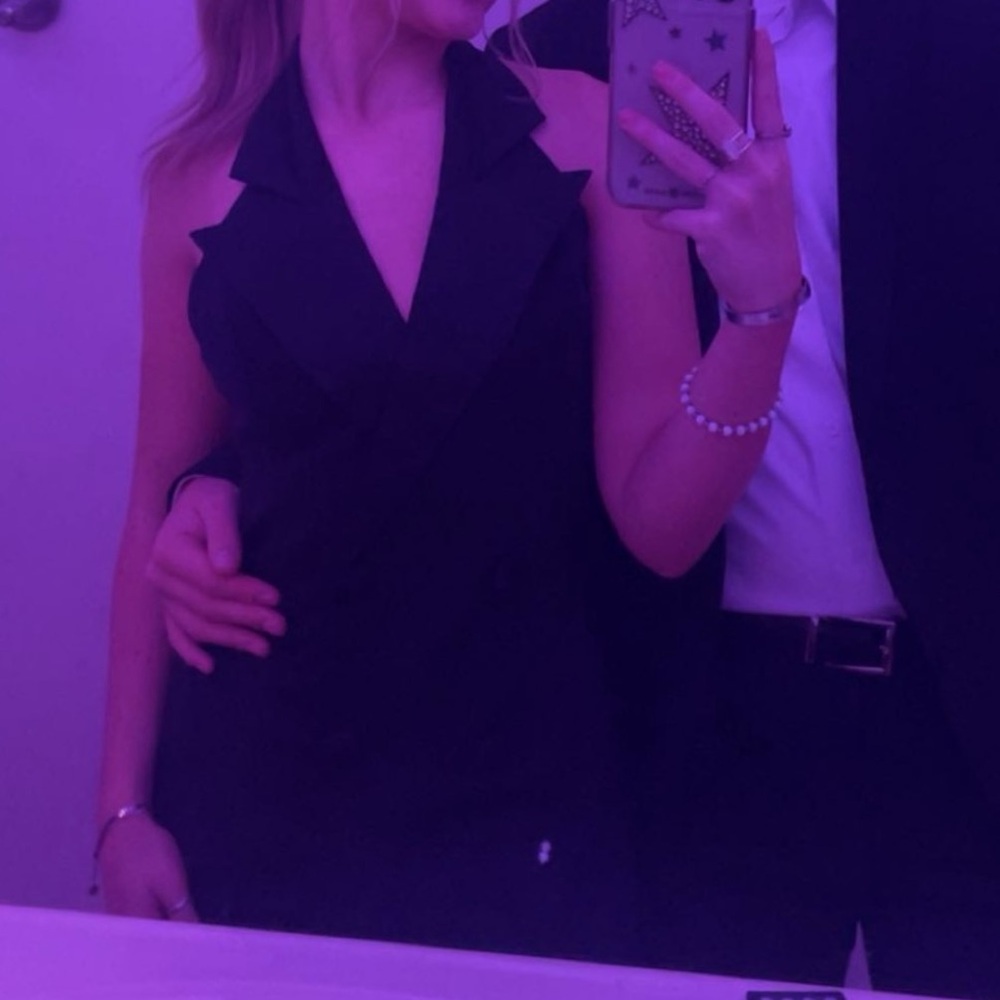 Hello Molly Black Mini Dress